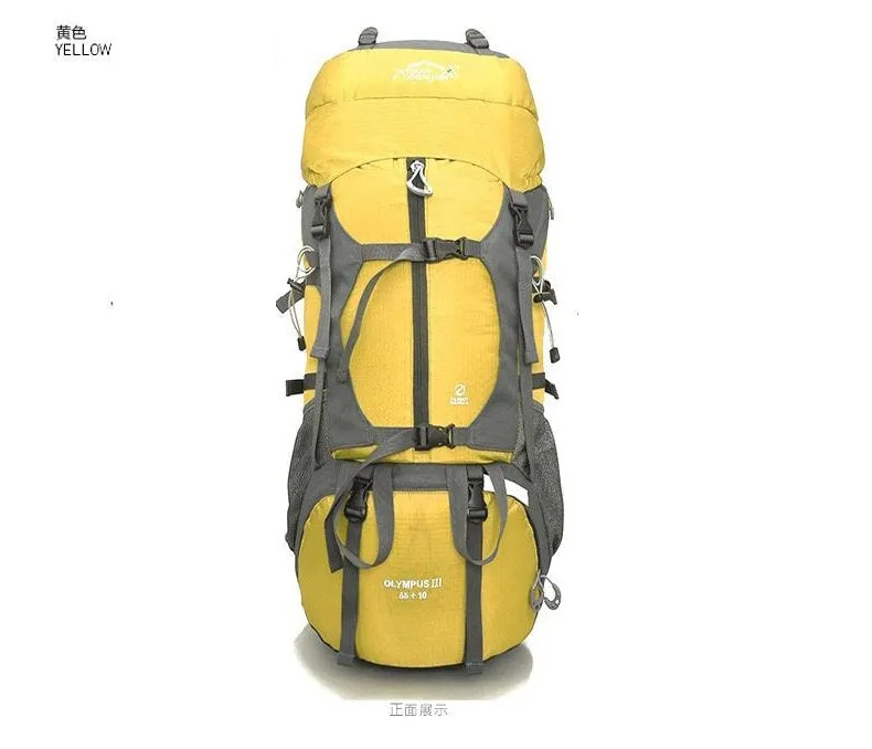 65L Outdoor Local Lion Olympus III Waterproof Hiking Bag Camping Bag Mountaineering Bag Multipurpose Backpack