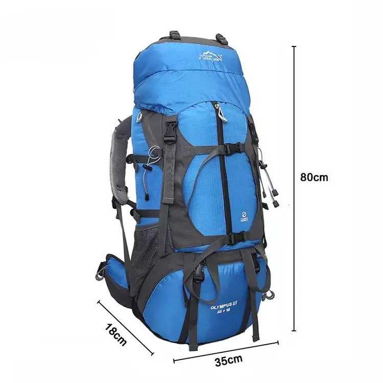 65L Outdoor Local Lion Olympus III Waterproof Hiking Bag Camping Bag Mountaineering Bag Multipurpose Backpack