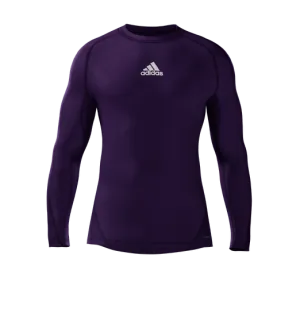 adidas Alphaskin Longsleeve Compression Top - Purple