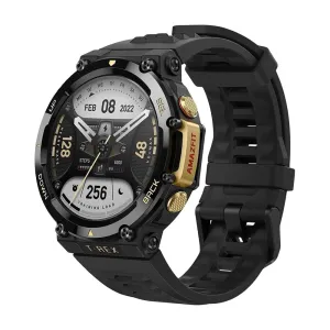 Amazfit T-Rex 2 smartwatch, black/gold