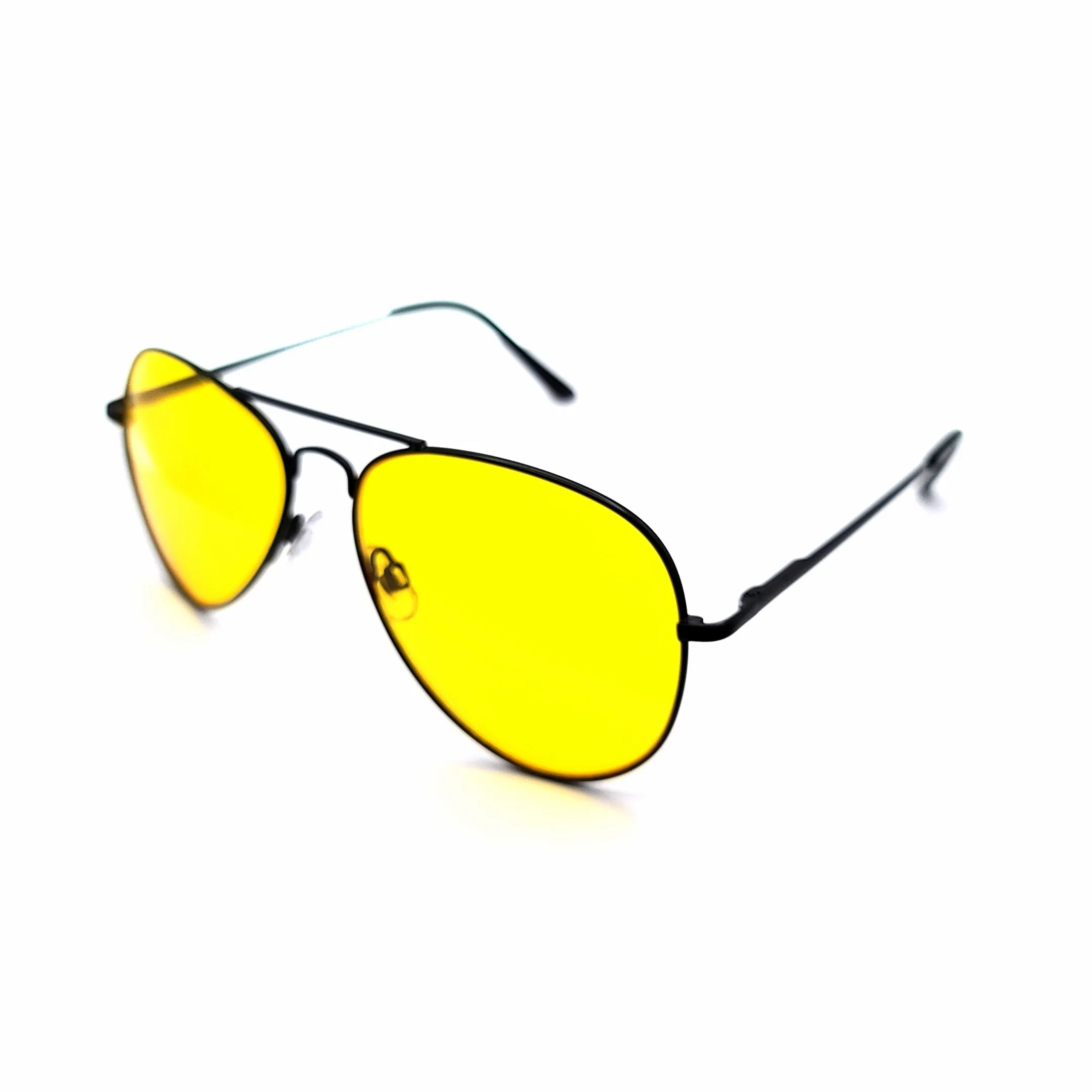 Aviator Night Driving Sunglasses with Spring Hinges