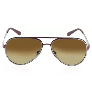 Azzaro Men's Brown Aviator Sunglasses