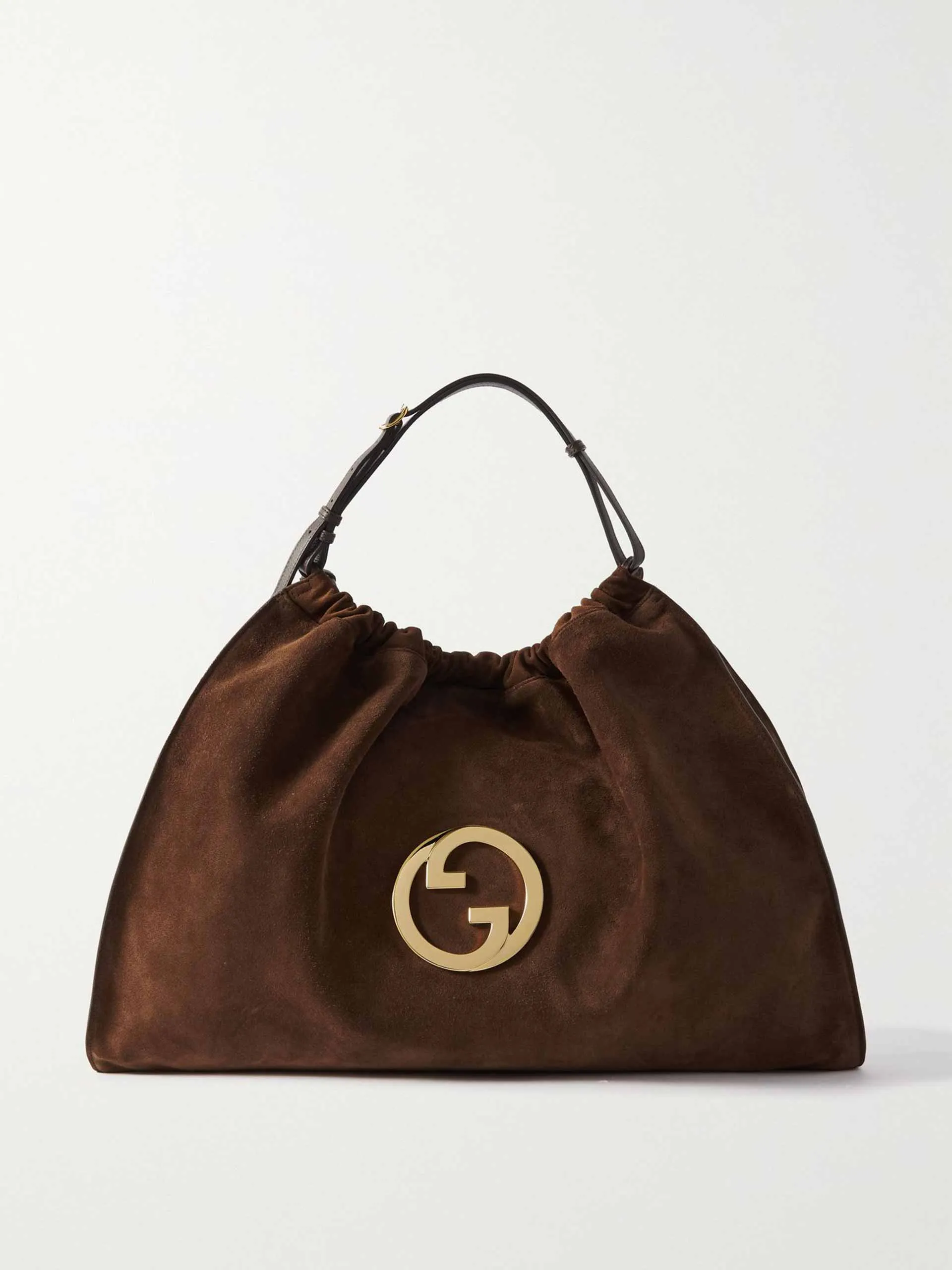 Blondie large embellished suede tote