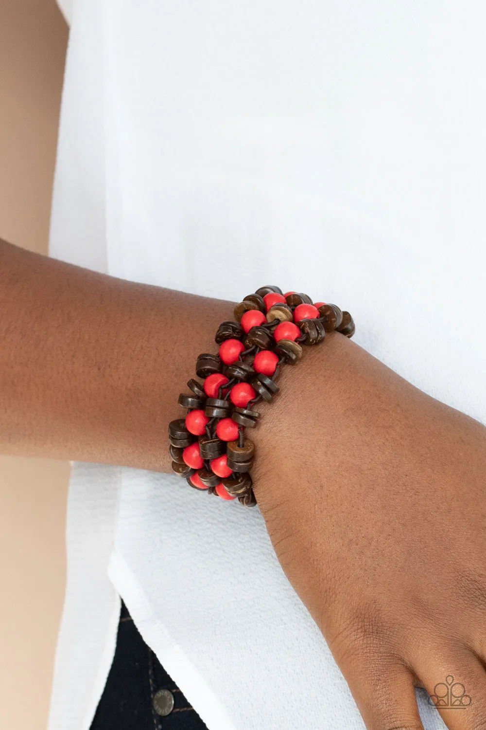 Bracelets Tahiti Tourist - Red B73