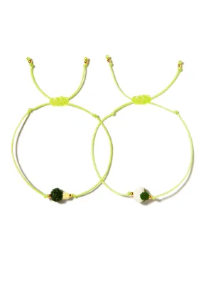 BROCCOLI AND CAULIFLOWER BRACELET SET