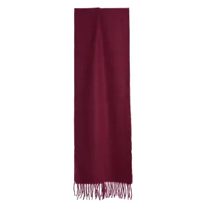 BURGUNDY CASHMERE SCARF