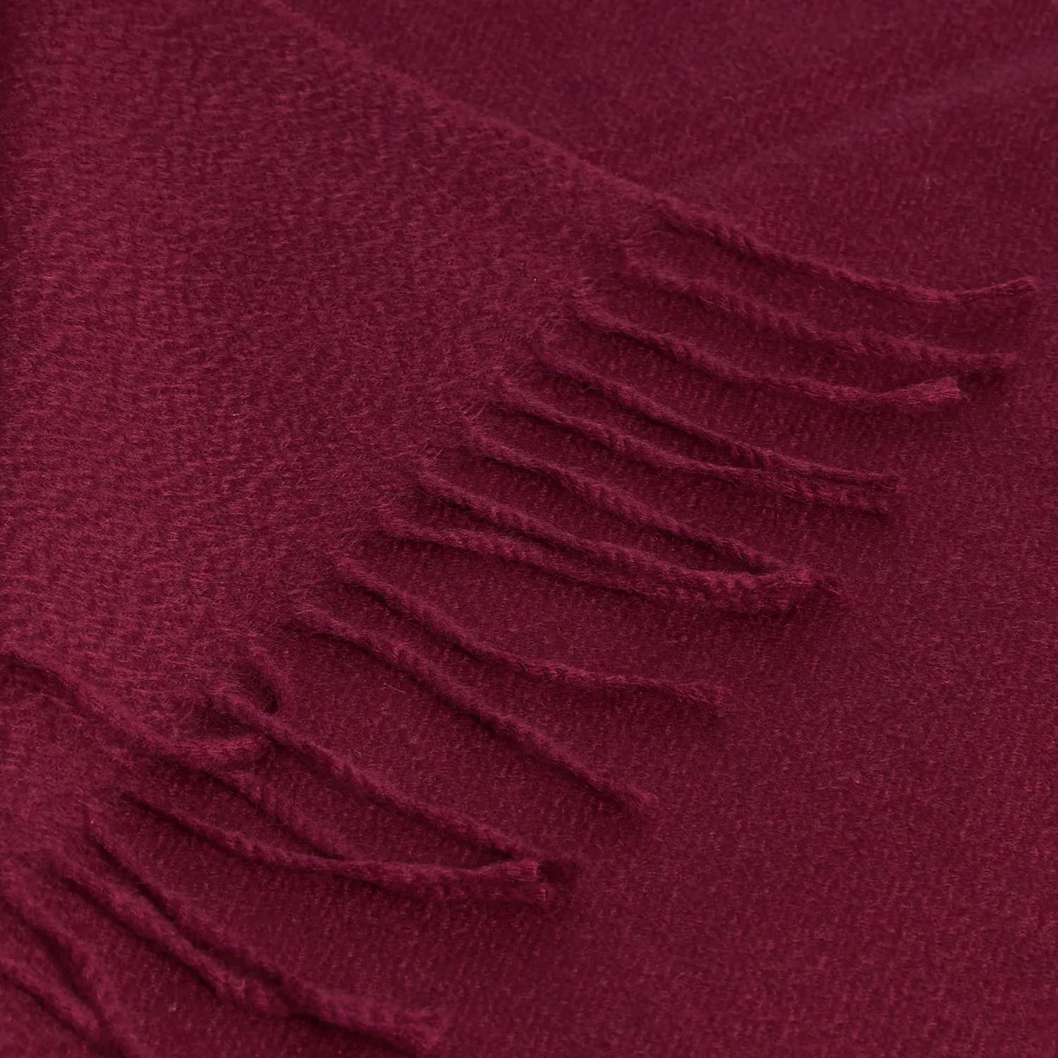 BURGUNDY CASHMERE SCARF