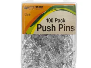 Clear Push Pins