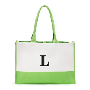 Colorblock Tote - Garden Collection Grass Green