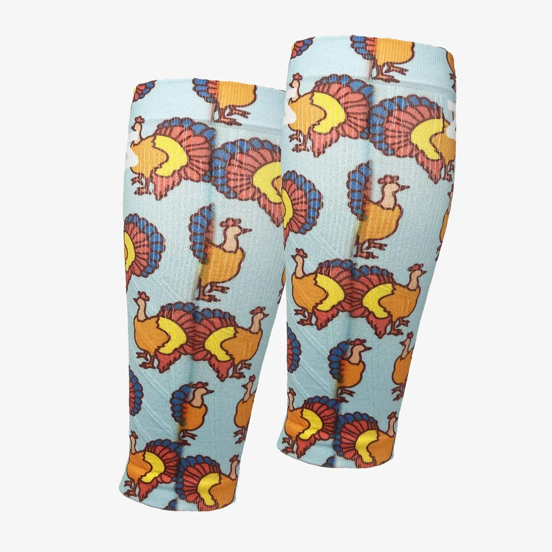 Colorful Turkeys Compression Leg Sleeves