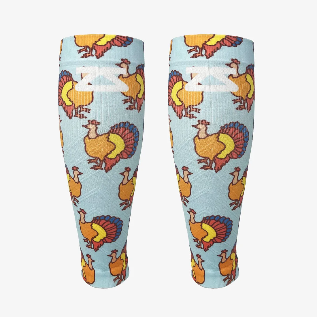 Colorful Turkeys Compression Leg Sleeves