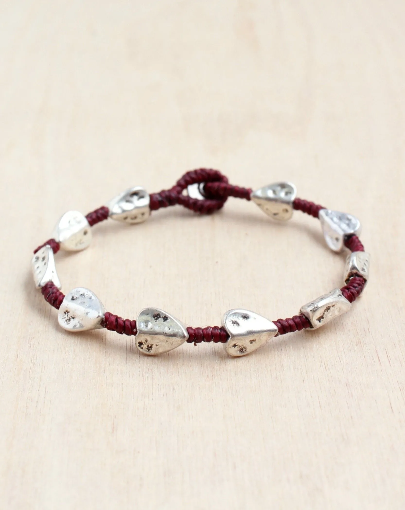 Cupid's Heart Alloy Bracelet