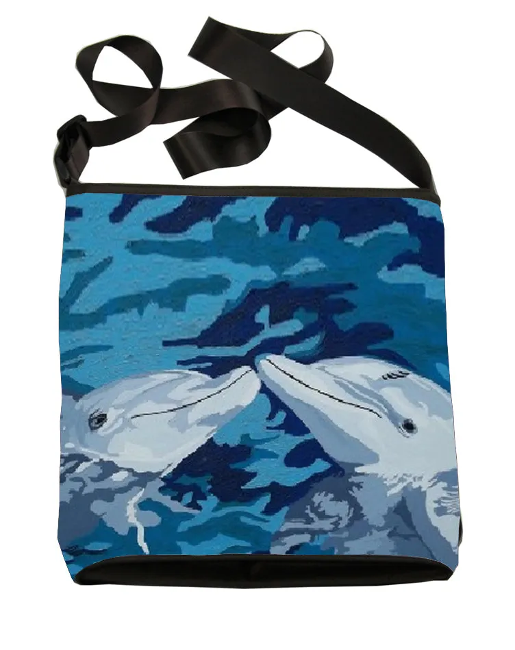 Dolphin Large Cross Body Bag - The Kiss