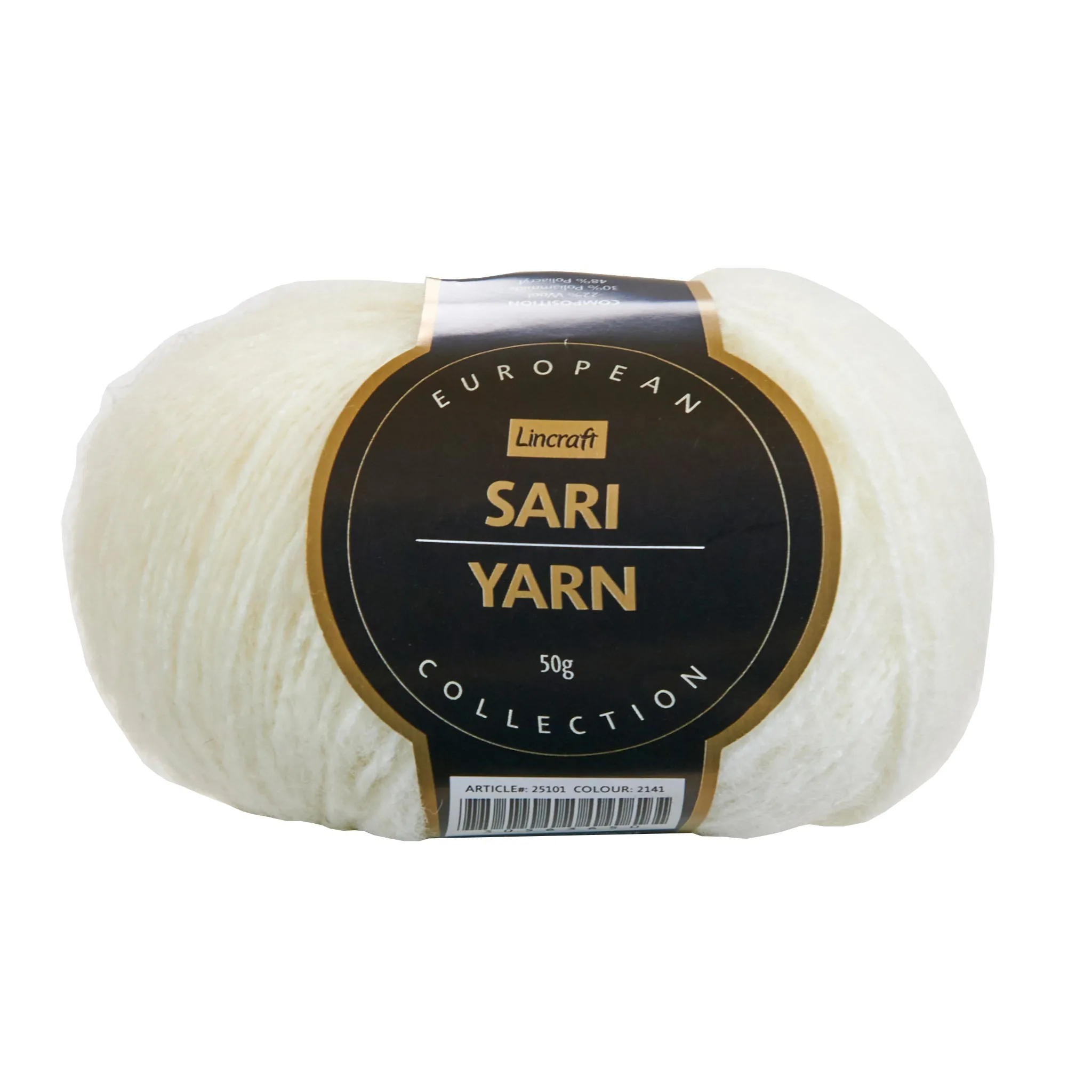 European Collection Sari Crochet & Knitting Yarn, 50g