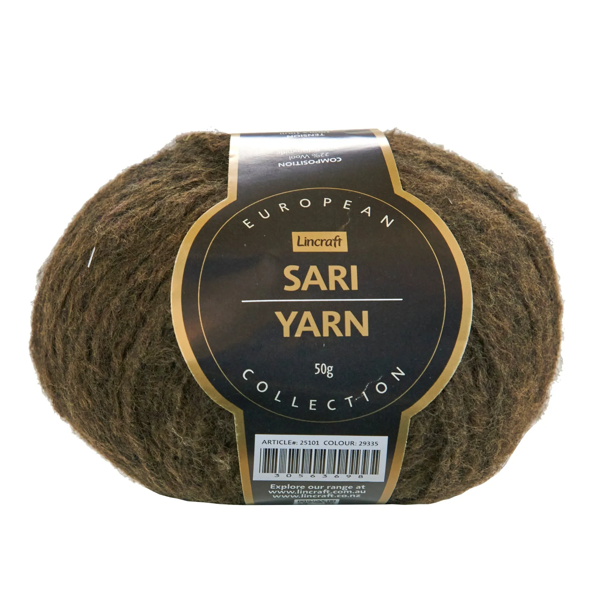 European Collection Sari Crochet & Knitting Yarn, 50g