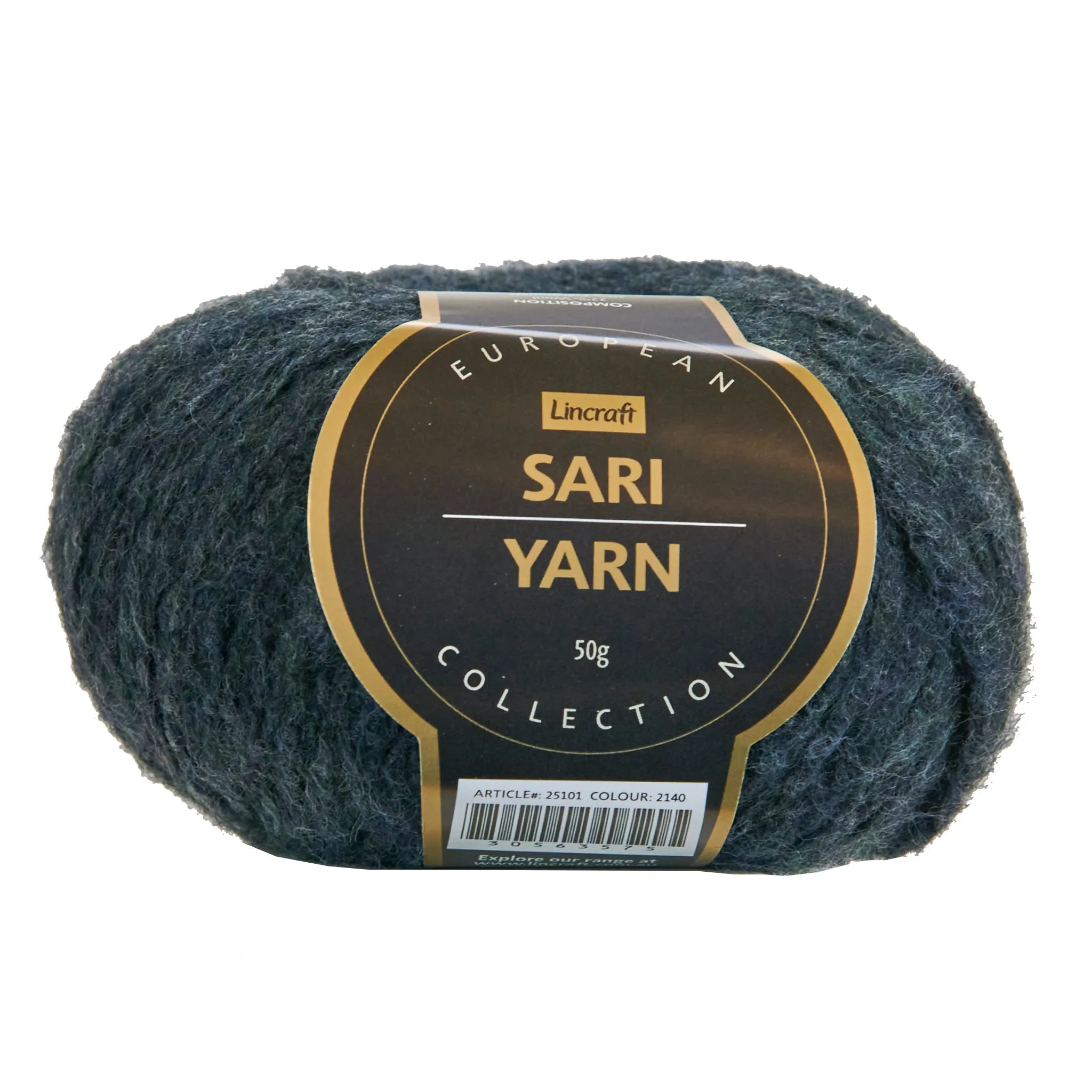 European Collection Sari Crochet & Knitting Yarn, 50g