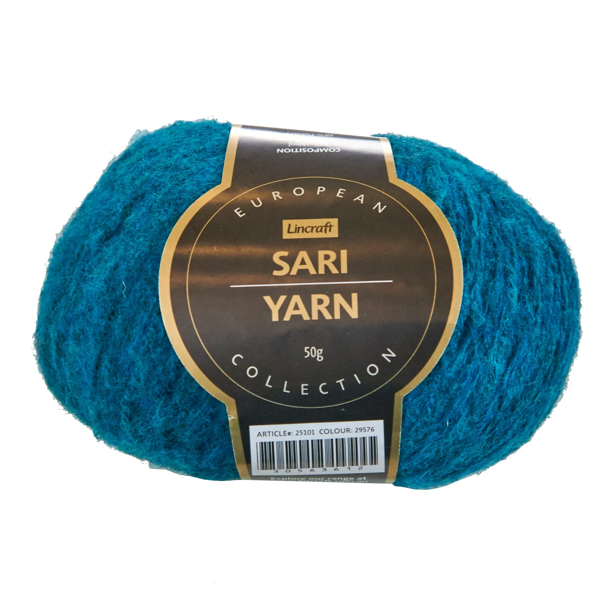 European Collection Sari Crochet & Knitting Yarn, 50g