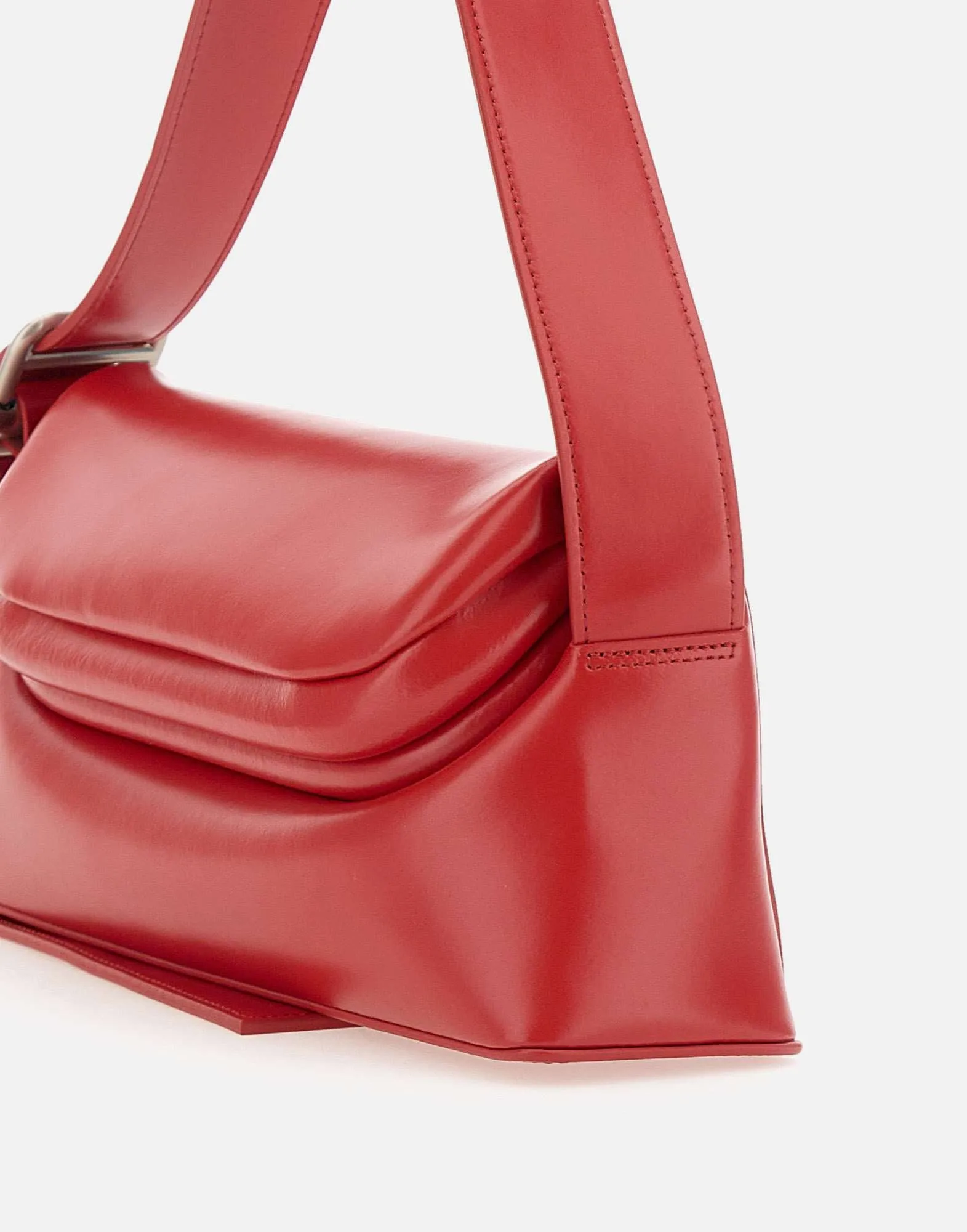 Folder Brot Red Leather Shoulder Bag