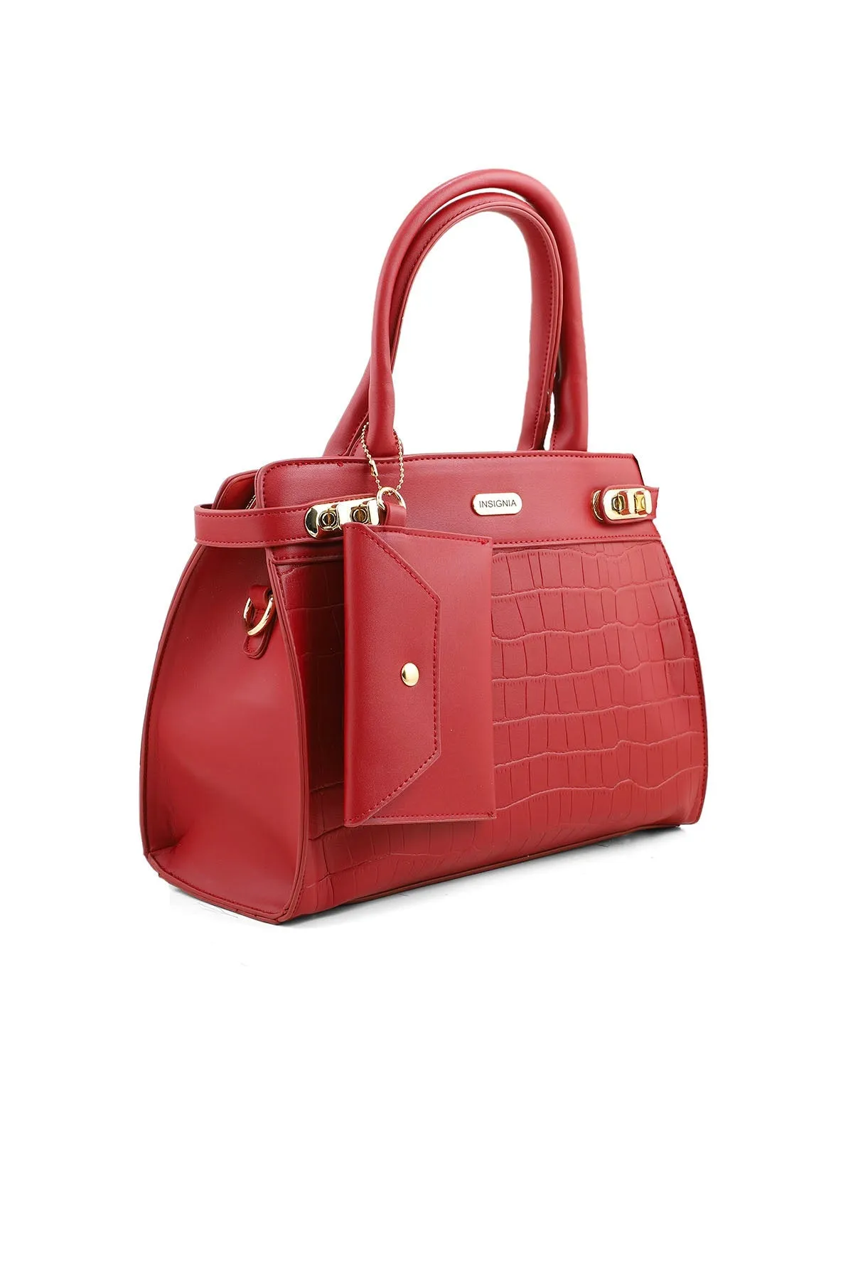 Formal Tote Hand Bags B15133-Maroon