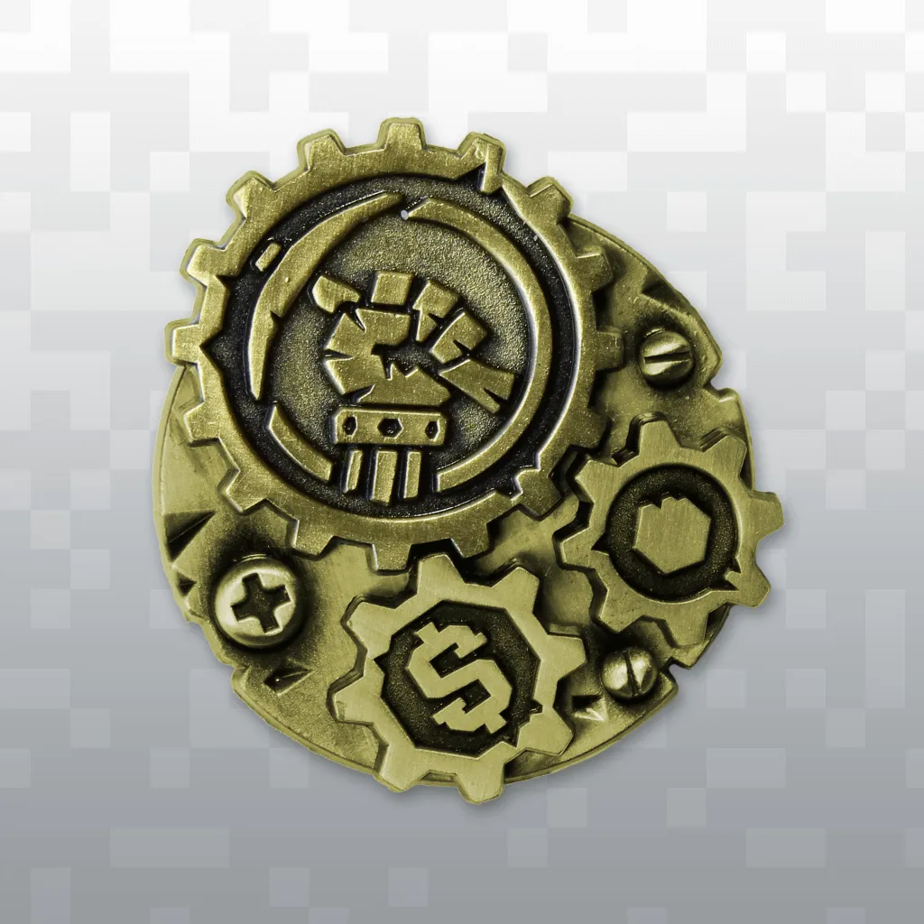 Gears of Industry Lapel Pin