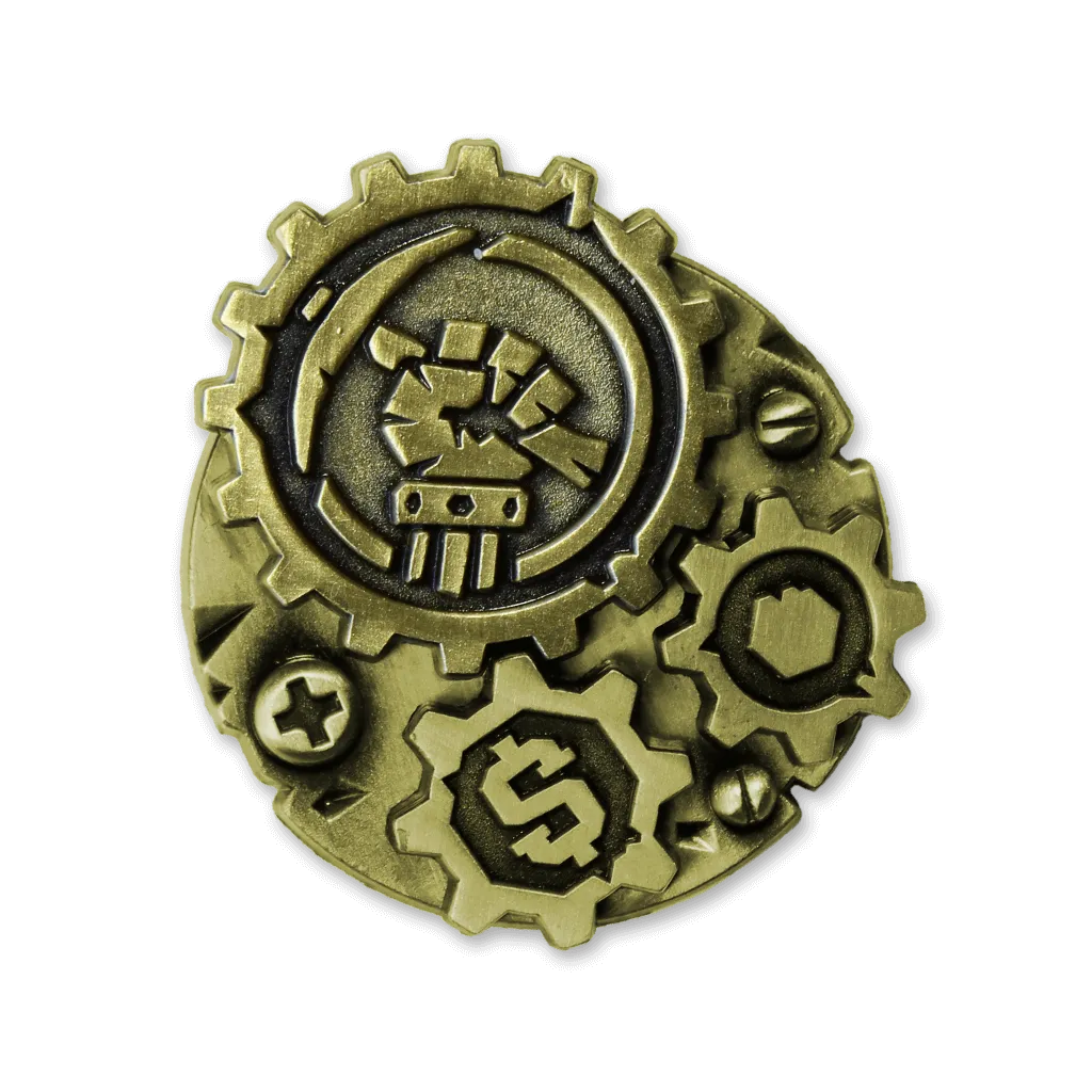 Gears of Industry Lapel Pin