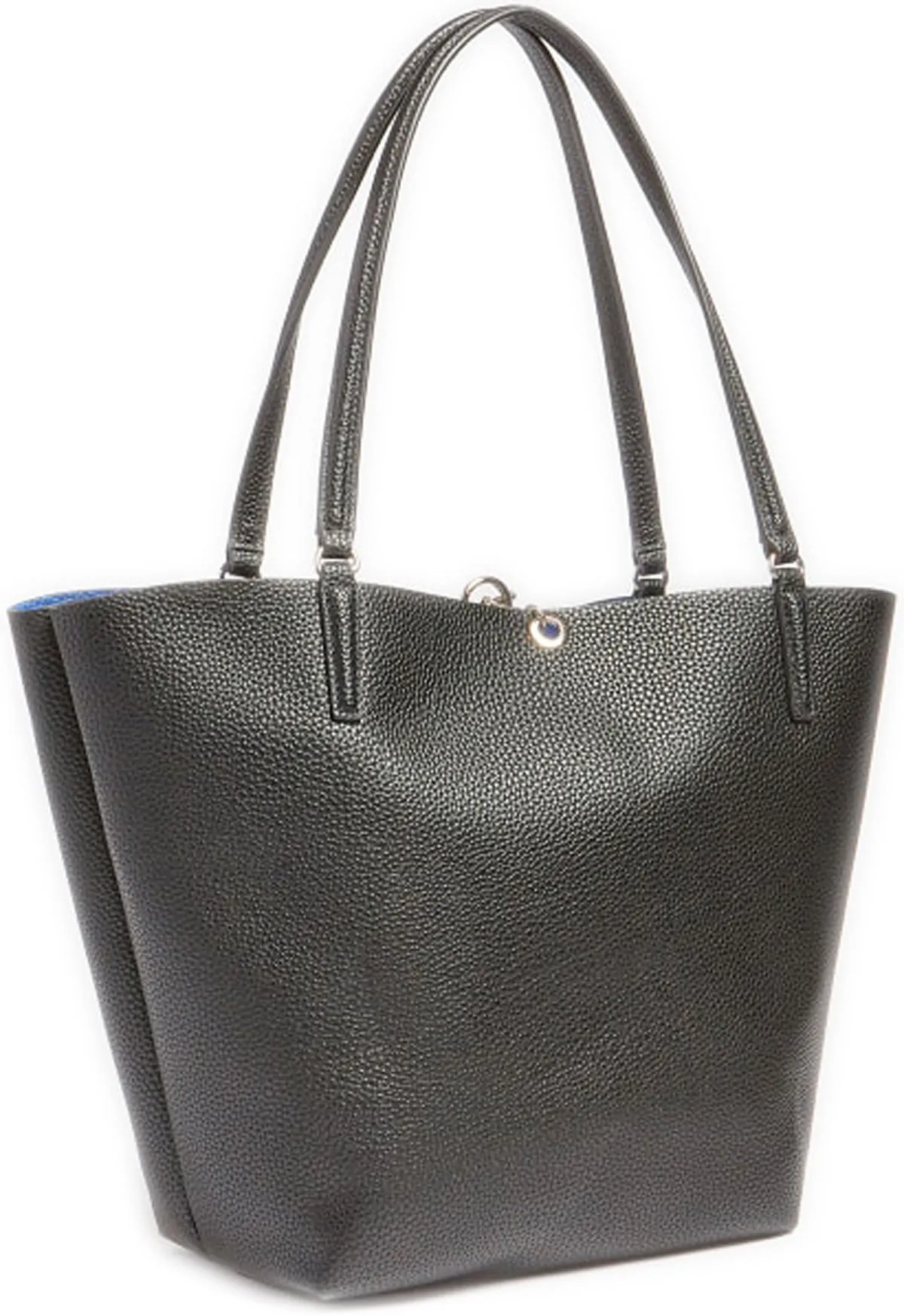 Guess Alby Toggle Tote In Black Blue For Women