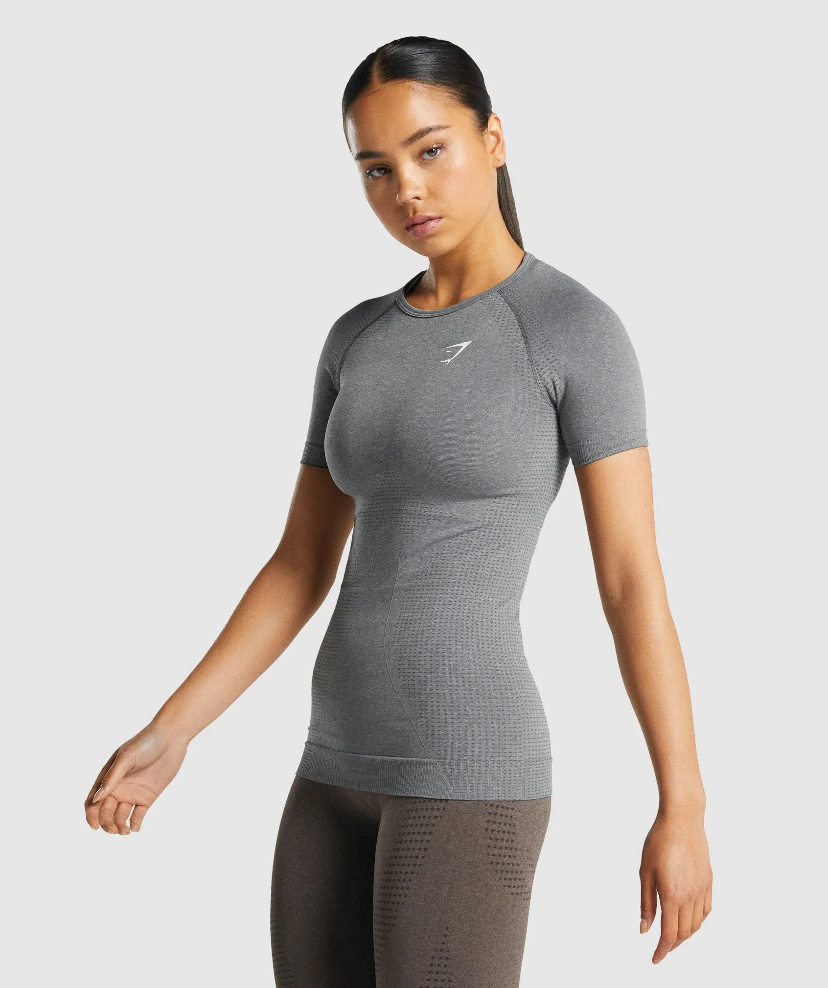 Gymshark Vital Seamless 2.0 T-Shirt - Smokey Grey Marl