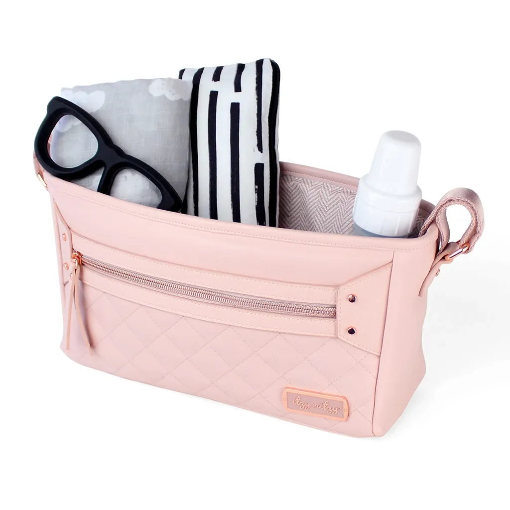 Itzy Ritzy | Stroller Caddy ~ Blush