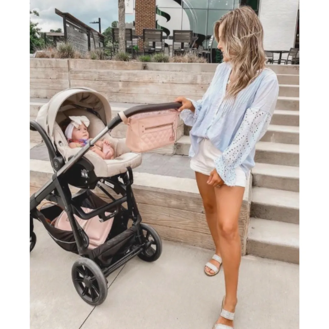 Itzy Ritzy | Stroller Caddy ~ Blush