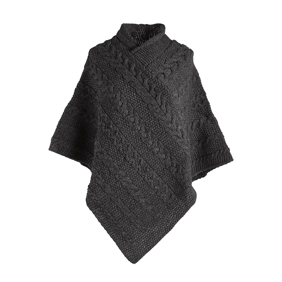 Kerry Woolen Mills Ladies Aran Poncho