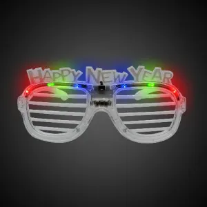 LED New Year Slotted Shades