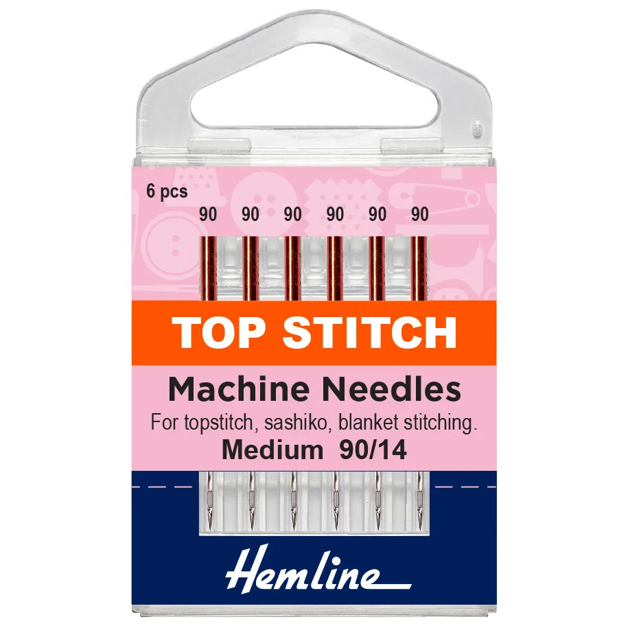 Machine Needles - Top Stitch 90/14