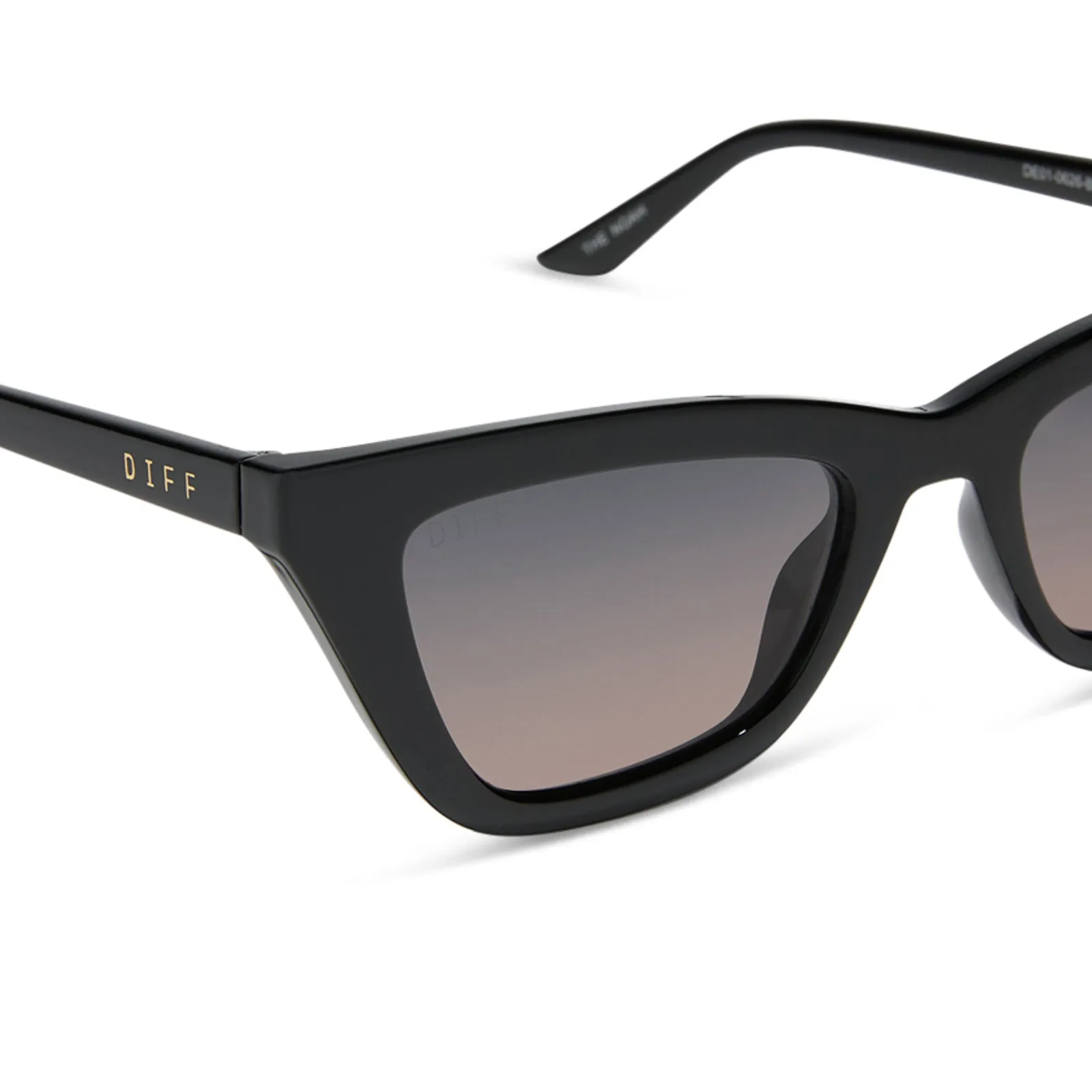 MADI NELSON - THE NOAH   BLACK   TWILIGHT GRADIENT   POLARIZED SUNGLASSES