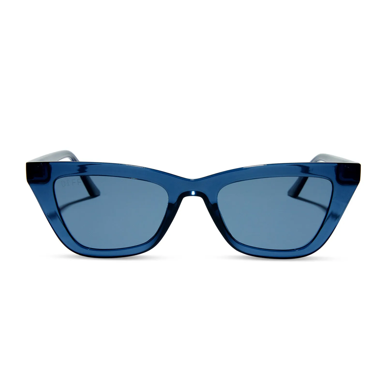 MADI NELSON - THE NOAH   TRANSPARENT NAVY BLUE   NAVY BLUE   POLARIZED SUNGLASSES