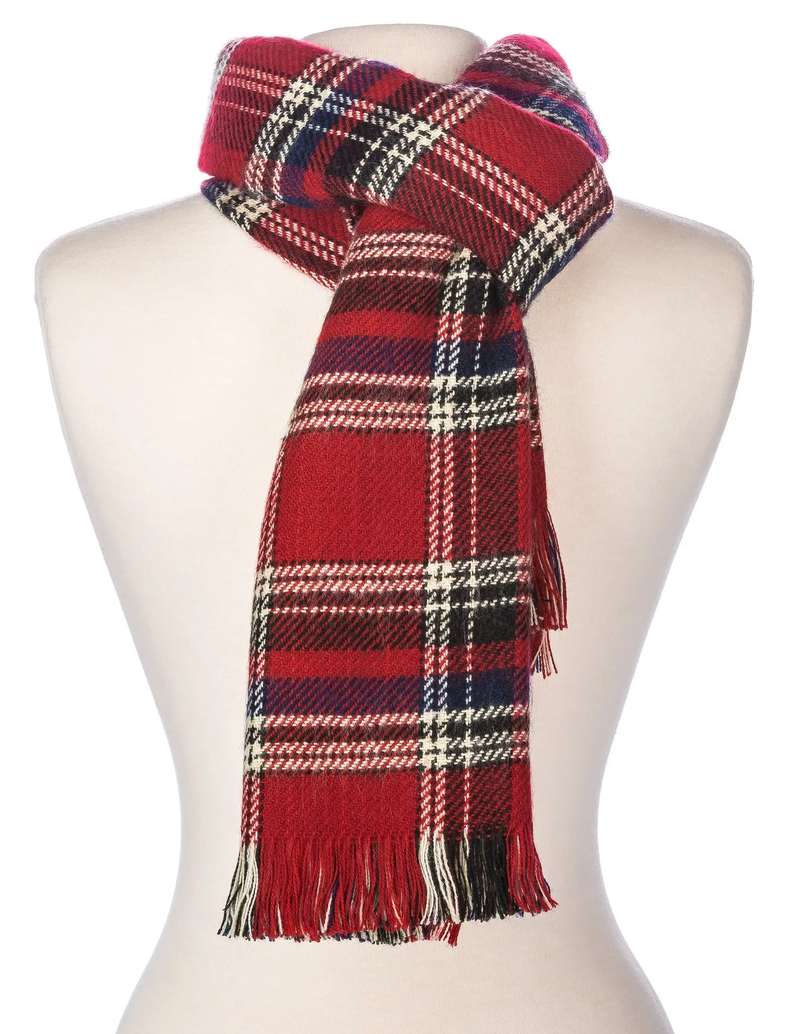 Men's Cambridge Plaid Reversible Winter Scarf