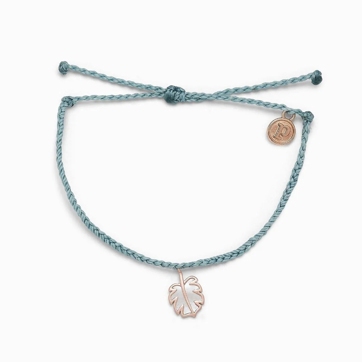 MOTHER OF PEARL MONSTERA CHARM BRACELET | PURA VIDA