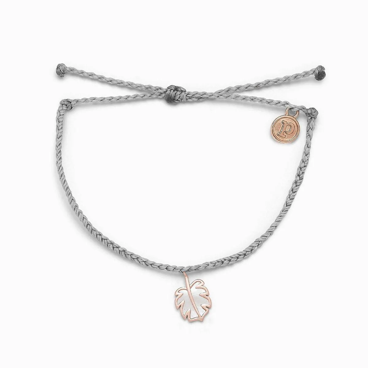 MOTHER OF PEARL MONSTERA CHARM BRACELET | PURA VIDA