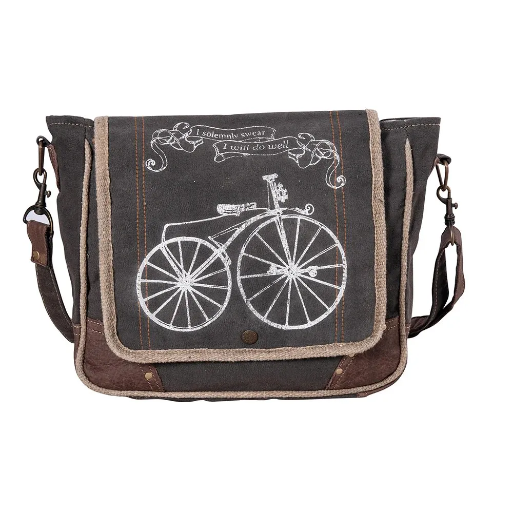 Myra Do Well Bicycle Canvas Concealed-Carry Bag