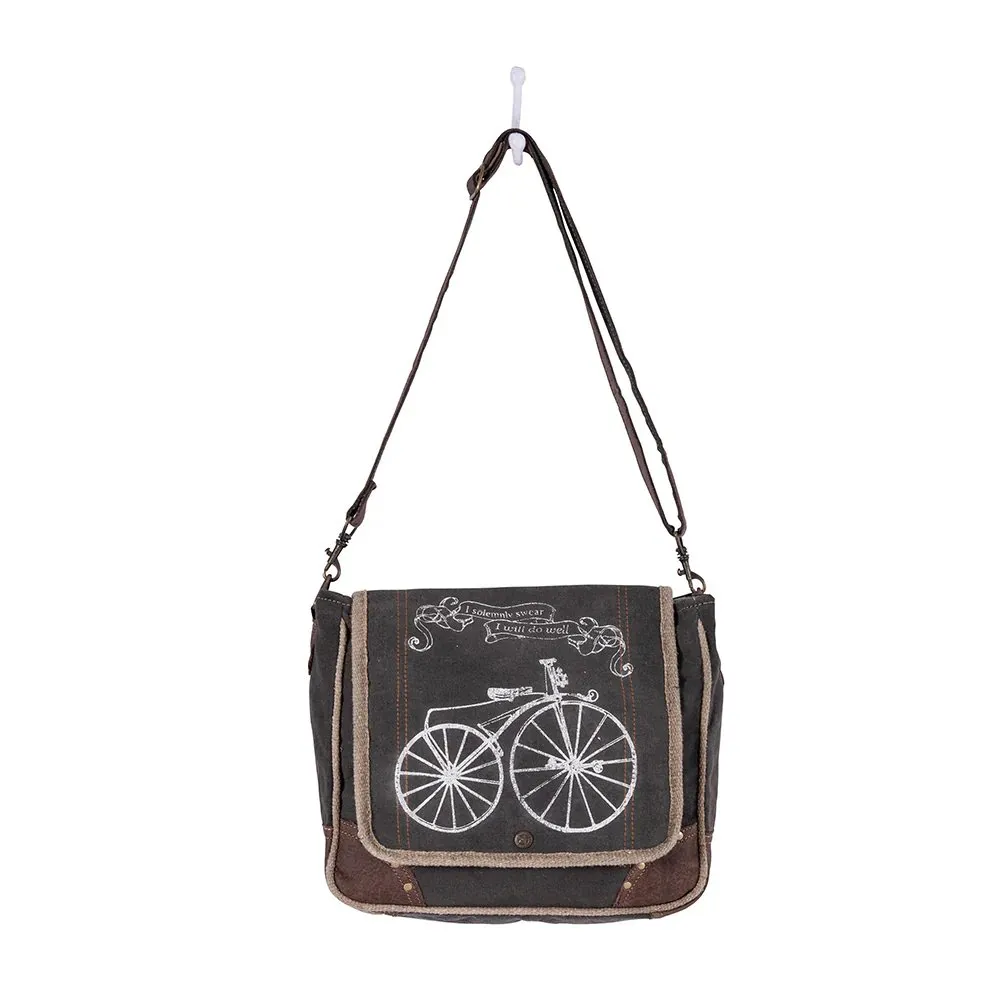 Myra Do Well Bicycle Canvas Concealed-Carry Bag