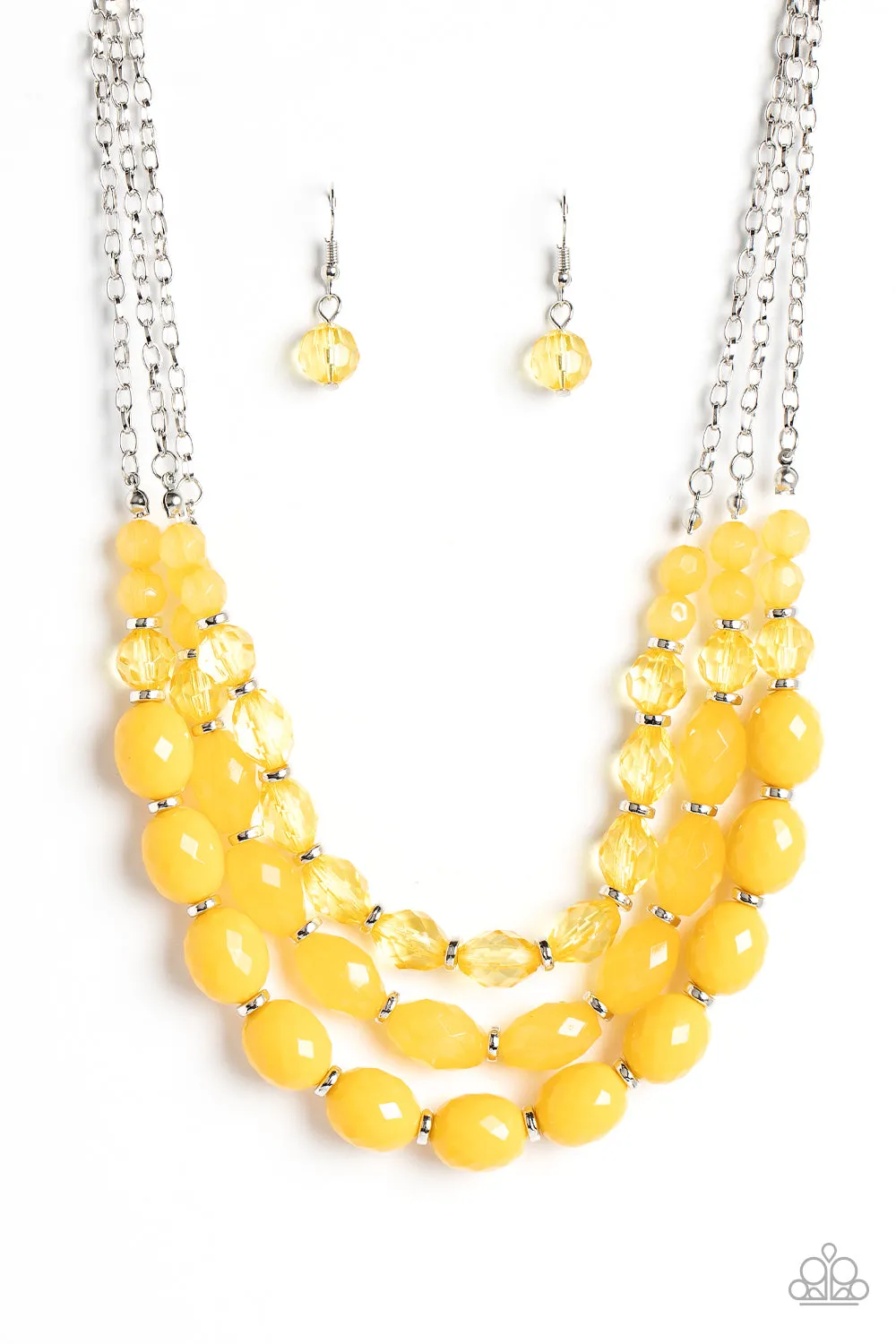 Necklace Tropical Hideaway - Yellow SetI2