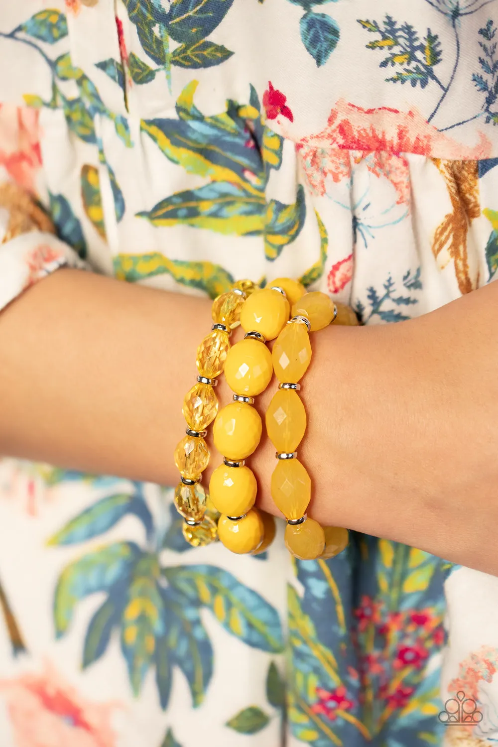 Necklace Tropical Hideaway - Yellow SetI2