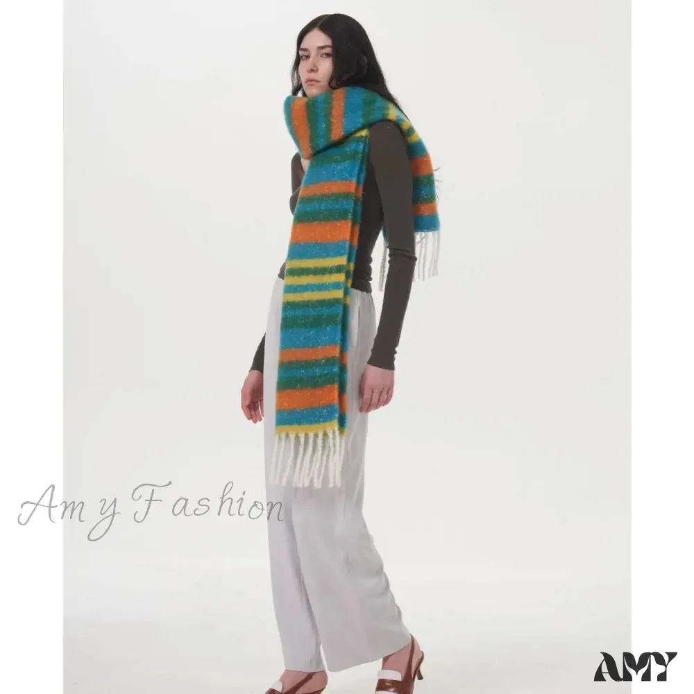 New Winter Cashmere Long Muffler Scarf - Thick and Warm