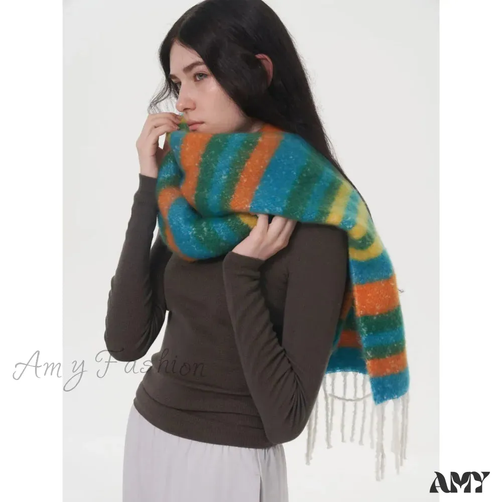 New Winter Cashmere Long Muffler Scarf - Thick and Warm