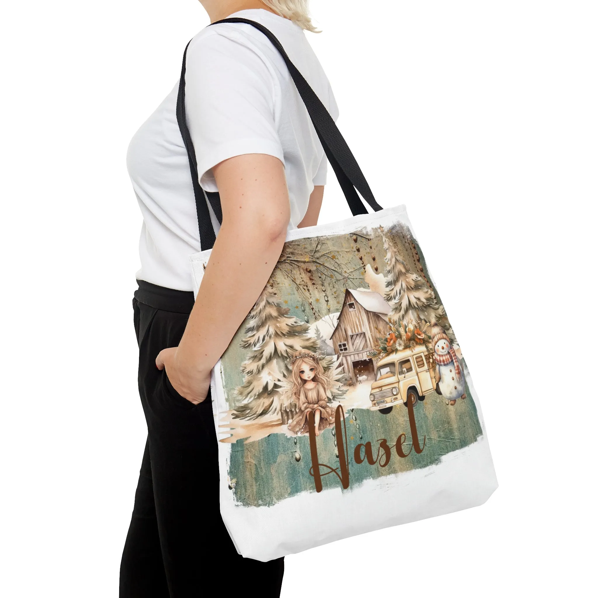 Personalised Tote Bag, Boho Christmas bag, Christmas Tote Bag, Personalised/Non-Personalised