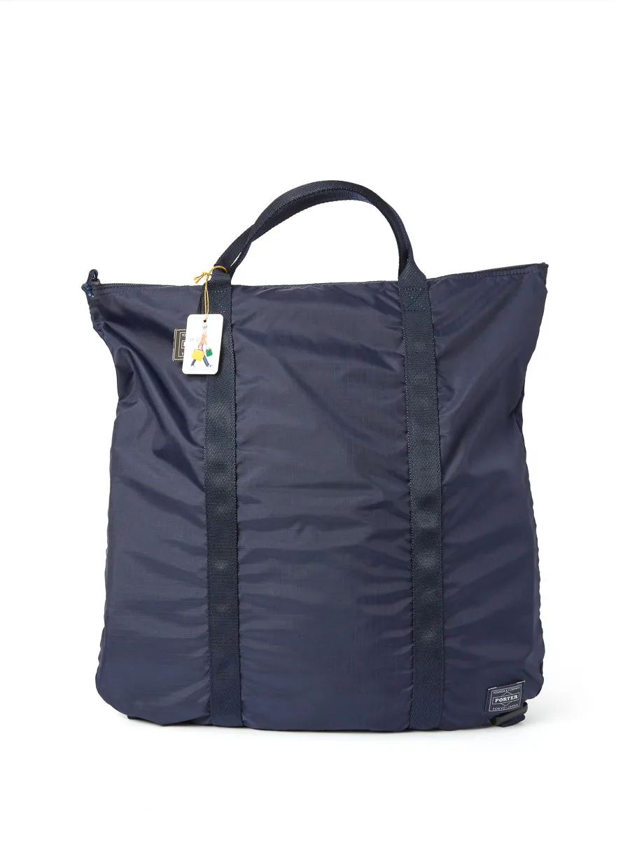 Porter-Yoshida & Co Flex 2-Way Tote Bag Navy