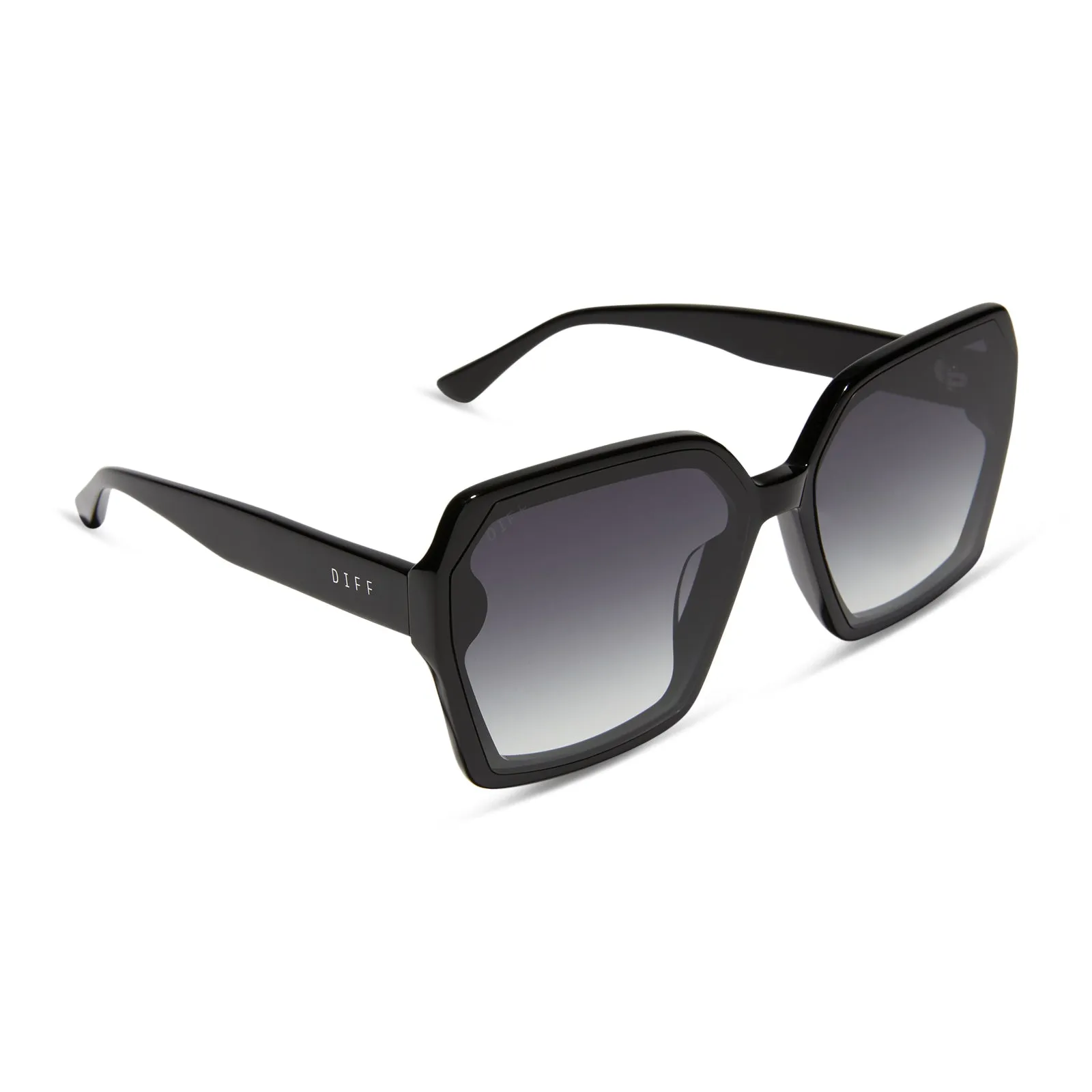 PRESLEY - BLACK   GREY GRADIENT SUNGLASSES