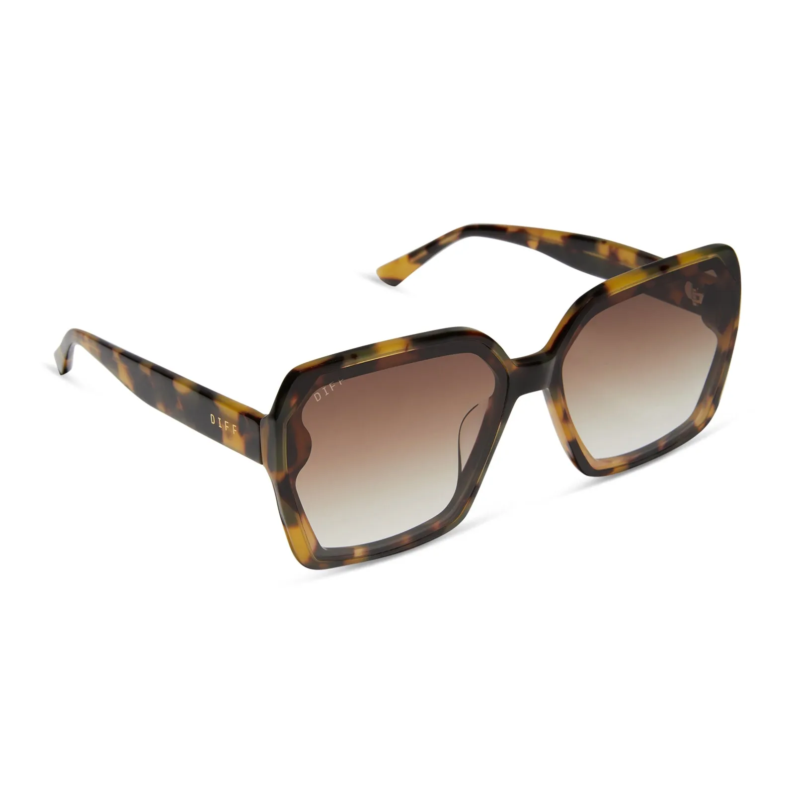 PRESLEY - BROWN KOMBU   BROWN GRADIENT SUNGLASSES