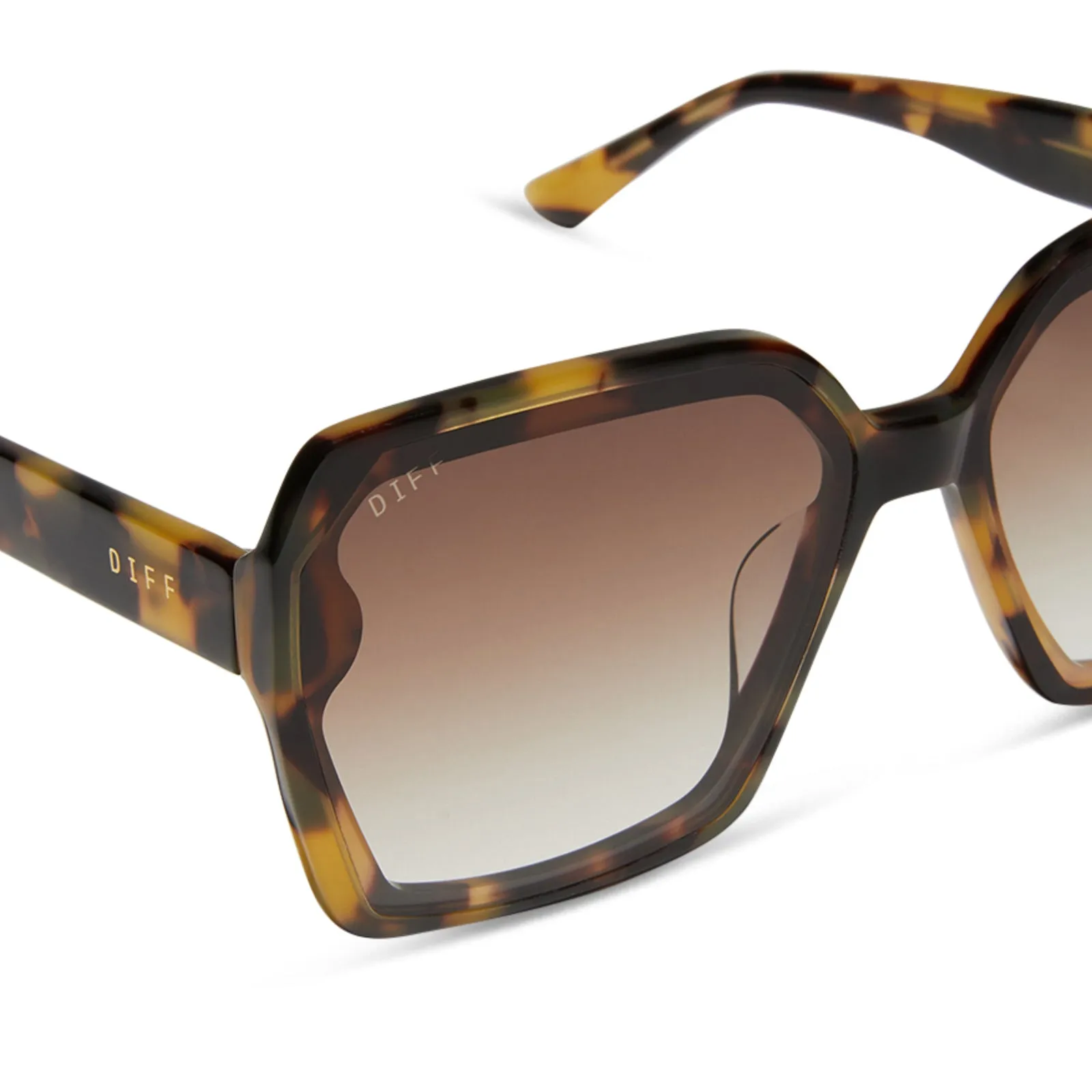 PRESLEY - BROWN KOMBU   BROWN GRADIENT SUNGLASSES