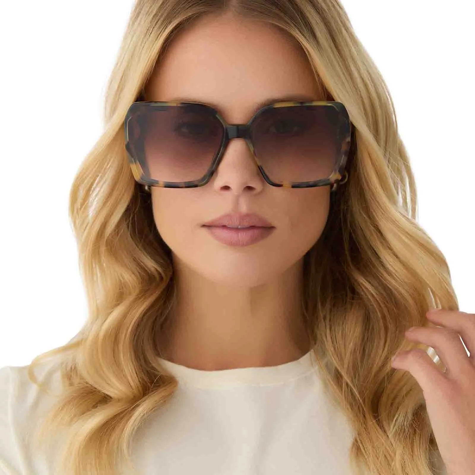 PRESLEY - BROWN KOMBU   BROWN GRADIENT SUNGLASSES