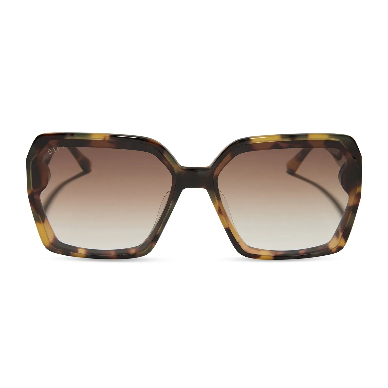 PRESLEY - BROWN KOMBU   BROWN GRADIENT SUNGLASSES